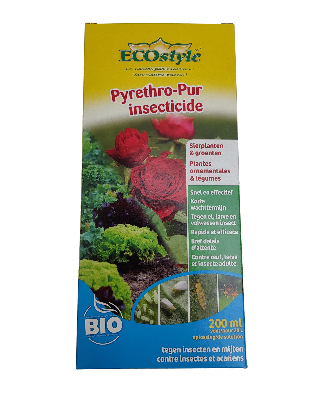 Pyrethro-pur - insecticide biologique 200 ml - Eco style