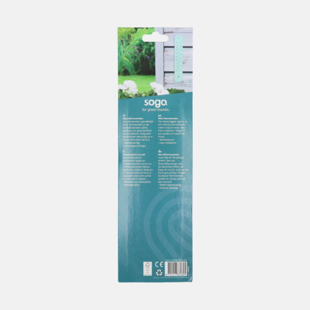 SOGO Muurthermometer