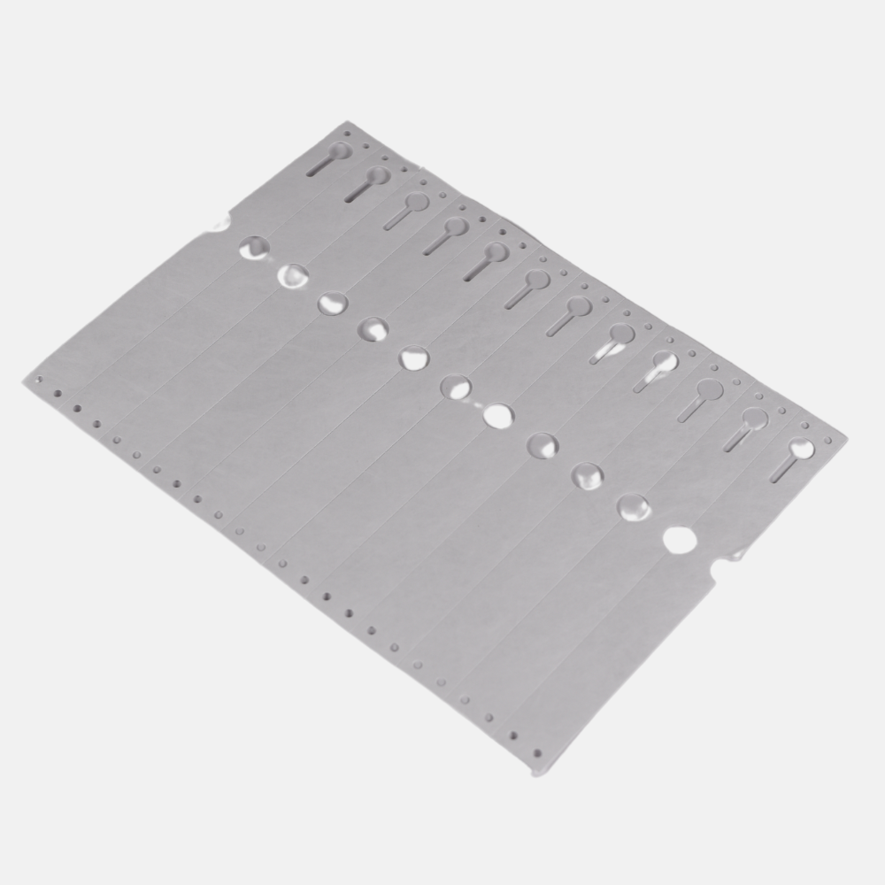 Étiquettes à fente Tyvek grandes (choisir la quantité)