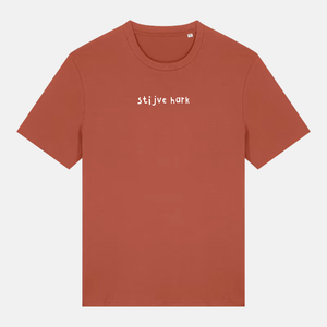 Unisex t-shirt - Stijve hark geborduurd