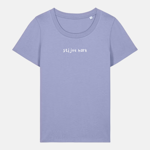 Dames t-shirt - Stijve hark geborduurd