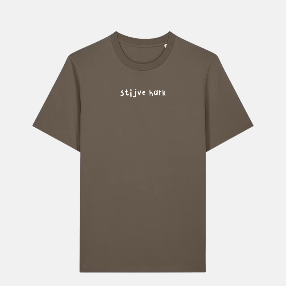 Unisex t-shirt - Stijve hark geborduurd