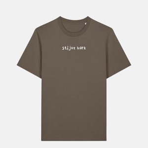 Unisex t-shirt - Stijve hark geborduurd