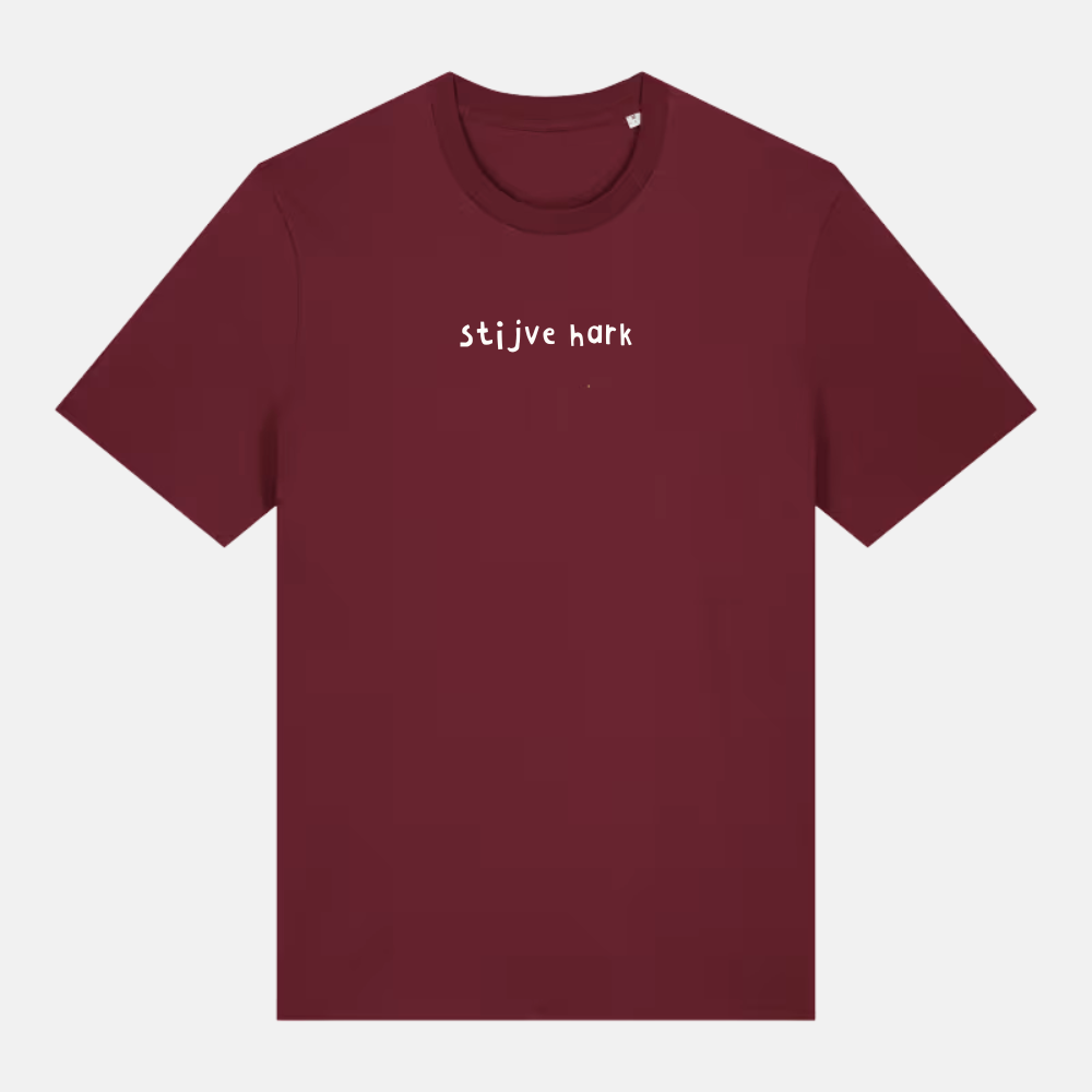 Unisex t-shirt - Stijve hark geborduurd