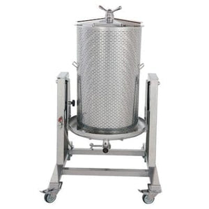 Inox hydropers 100 liter met perszak, beschermhoes en persdiafragma