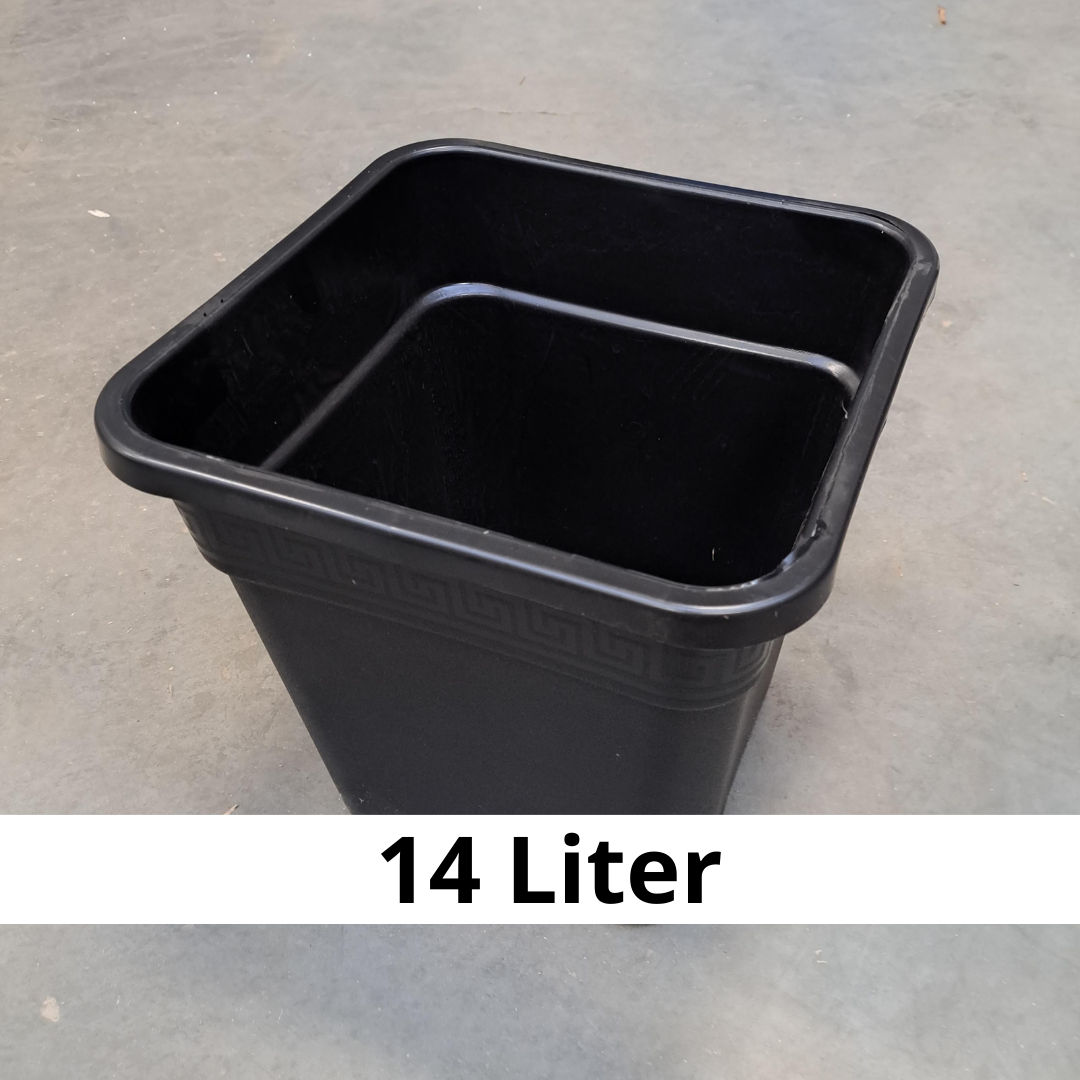 Cache-pot Carré Décoratif pour Potager - 14 Litres