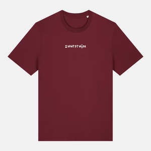 Unisex t-shirt - Zuurpruim geborduurd