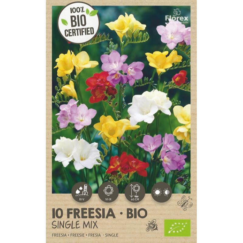 Bio Freesia Enkel Mix 5/6 10st.