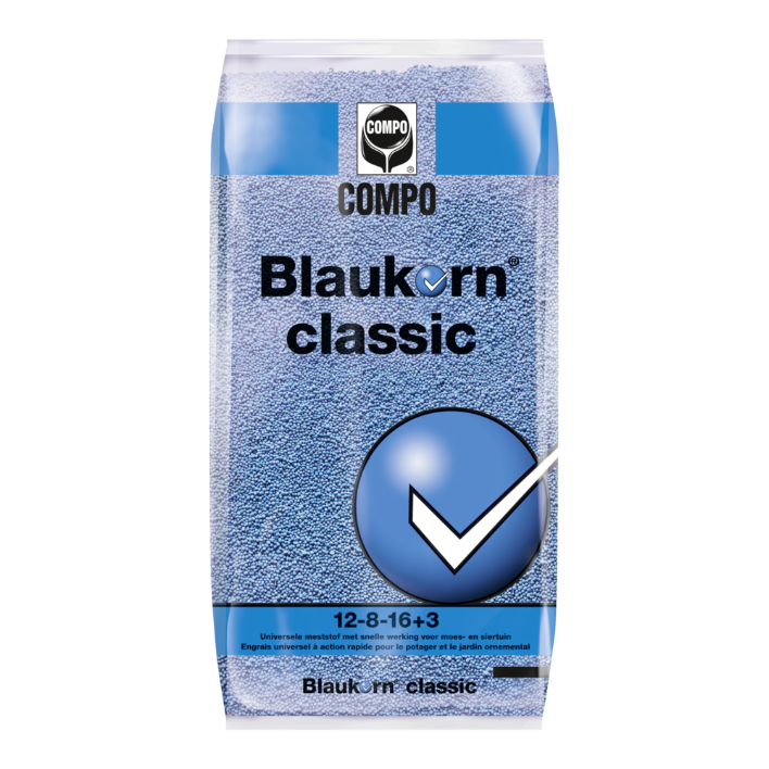 Blauwe korrel - Universele meststof 12-8-16+3Mgo