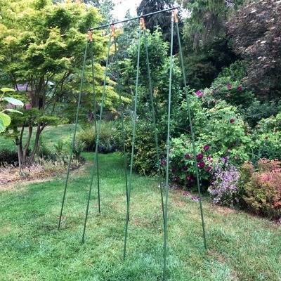 Cadre de support robuste 'Bean Buddy' pour haricots et plantes grimpantes (2,4 mx 1,2 m x 0,75 m)