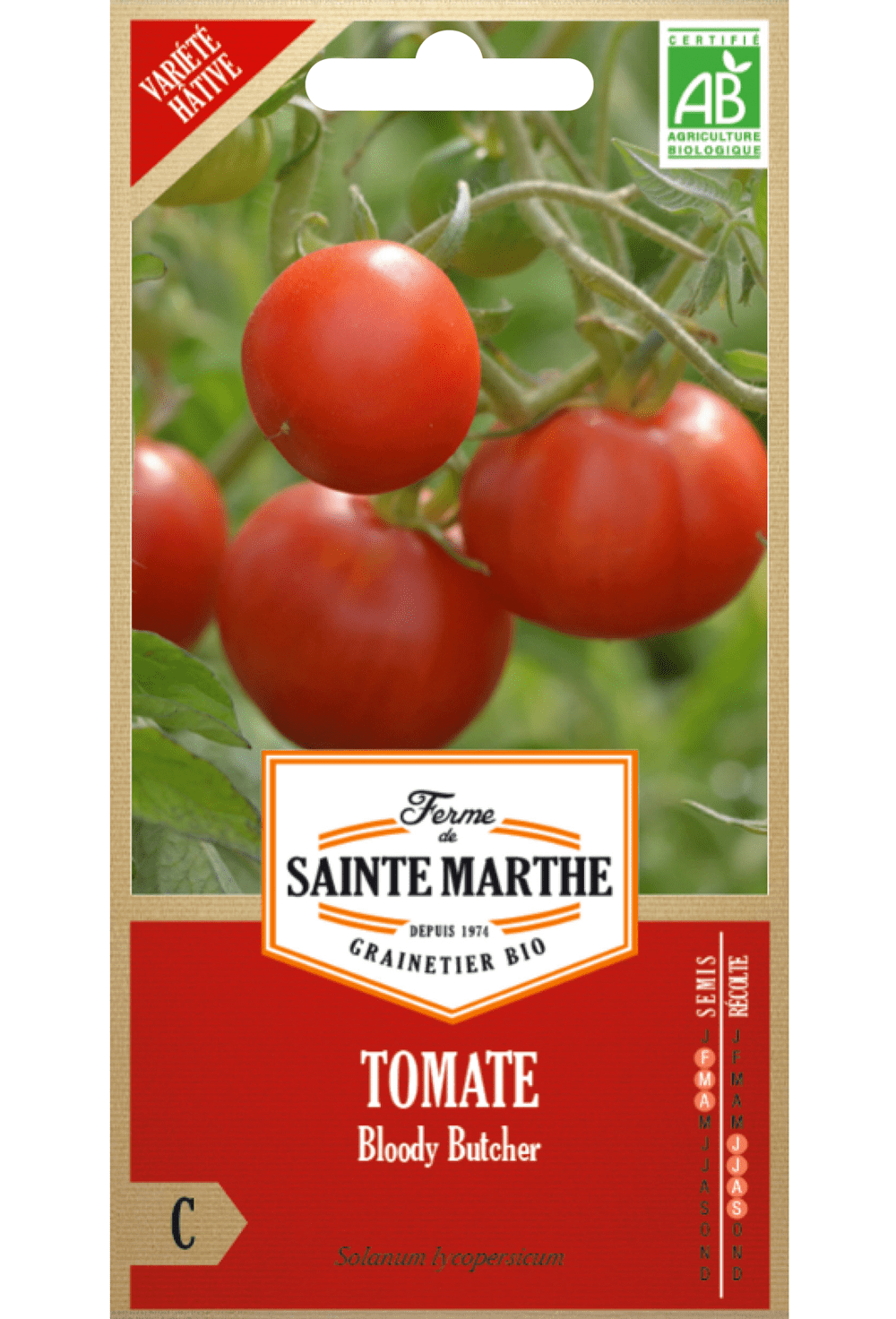 Tomatensamen Bloody Butcher BIO (frühe Sorte)