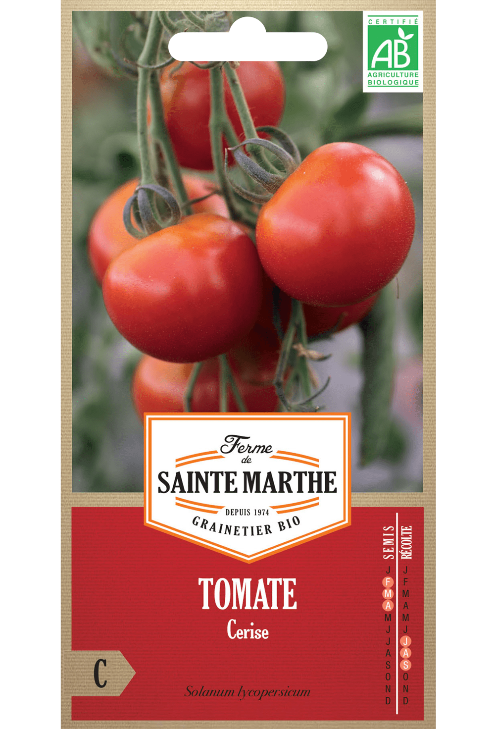 Tomatensamen „Cerise“ BIO