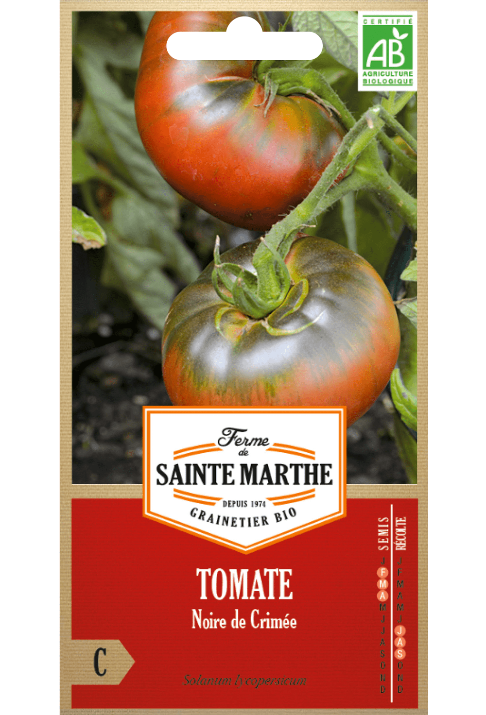 BIO-Samen der Tomate Noire de Crimée