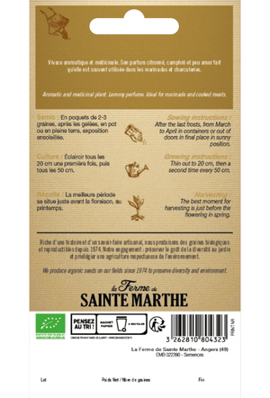 Graines de Sauge officinale BIO