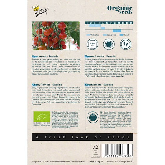 Buzzy® Organic Tomato Sweetie (BIO) - contenu: 0,1 gramme