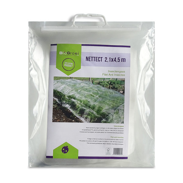 Filet anti-insectes de 1,35 x 1,35 mm (2,1 m x 4,5 m) - Nettect