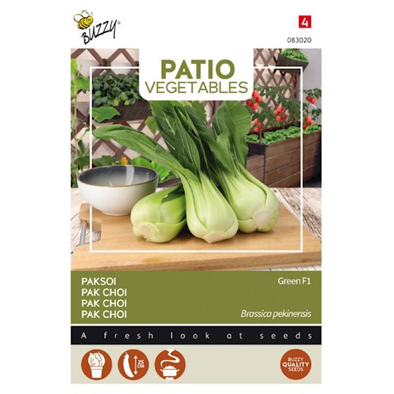 Pak Choi Green F1 - inh.: 0.25 gram - ideaal om te kweken in pot