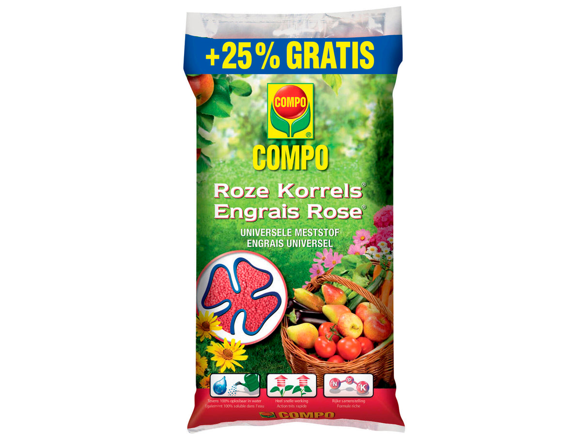 Compo - engrais rose granulé 8kg + 2kg offerts