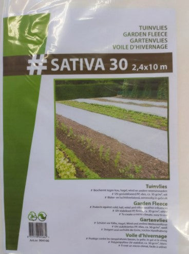 Vliesdoek Sativa - 2,4 meter x 10 meter