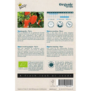 Buzzy Organic Snack Paprika Flynn (BIO) orange - environ 4 graines