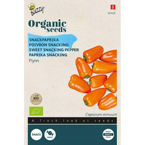 Buzzy Organic Snackpaprika Flynn (BIO) oranje - ca. 4 zaden