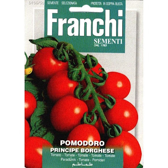 Strauchtomate. Pomodoro Principe Borghese 106/50