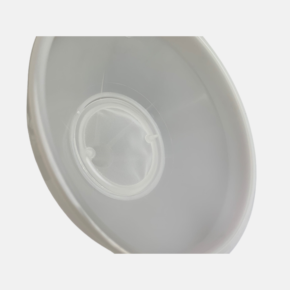 Entonnoir avec tamis amovible 15 cm - super pratique pendant ou après le pressage